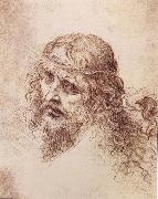 LEONARDO da Vinci Head and shoulders Christs Germany oil painting artist